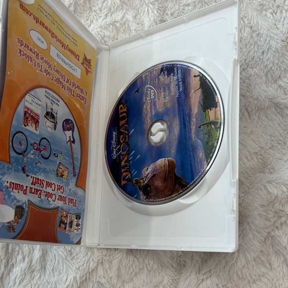 Walt Disney Dinosaur DVD - Vibrant Purple and Blue - Picture 4 of 4